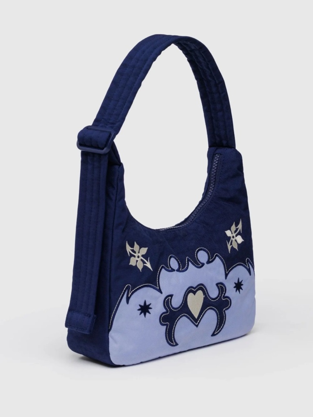 NWT BAGGU Mini Nylon Shoulder Bag in Western Appliqué - Picture 4 of 6